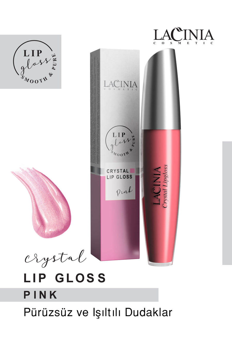 PINK CRYSTAL LIPGLOSS 10 Ml