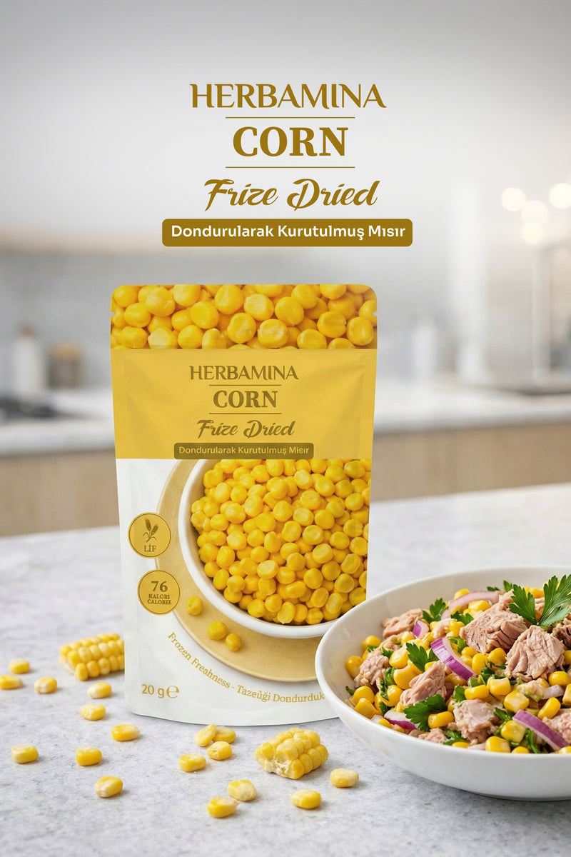 Dondurularak Kurutulmuş Mısır - 20 gr