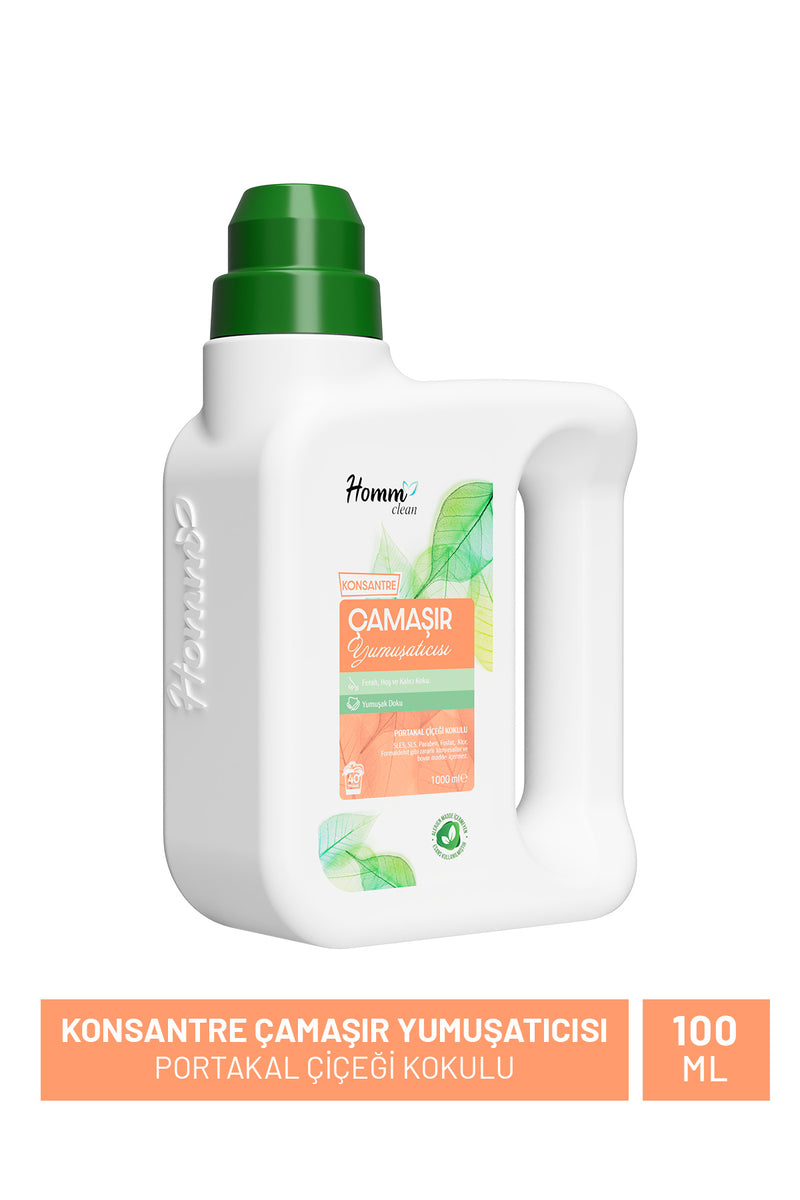 Konsantre Çamaşır Yumuşatıcısı Portakal Çiçeği Kokulu - 1000 ml
