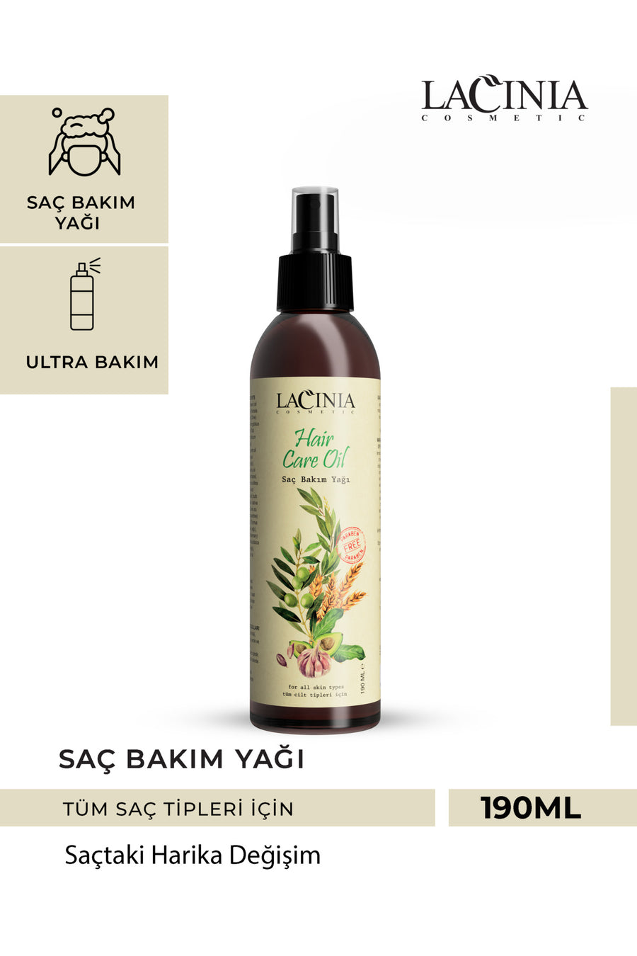 Saç Baxımı Yağı (190ml)