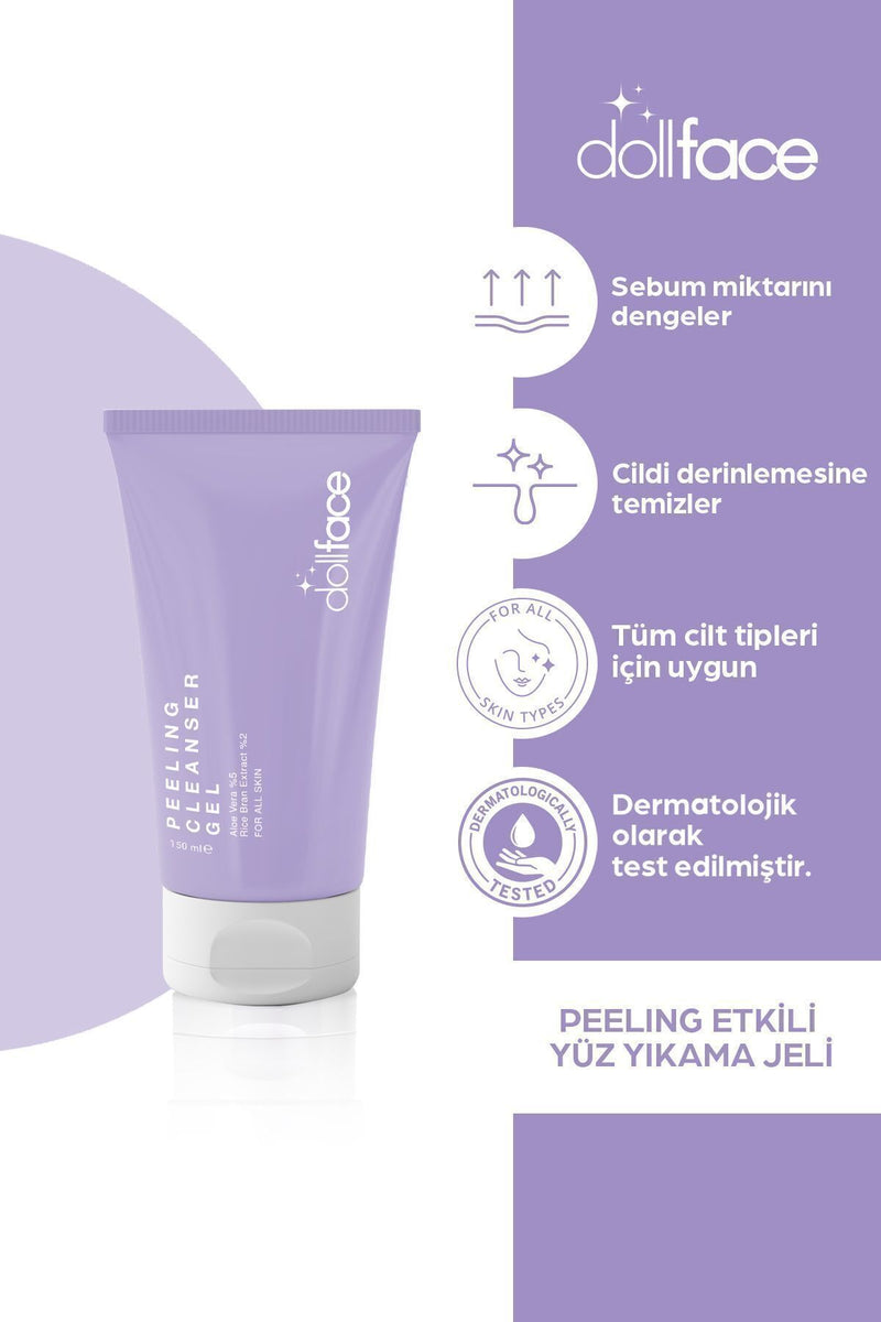 Peeling Etkili Yüz Yıkama Jeli