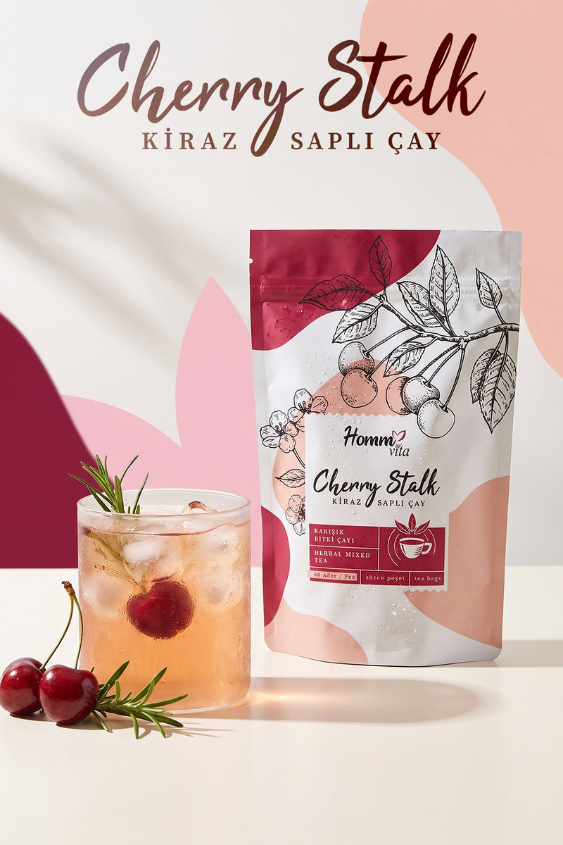 KİRAZ SAPLI KARIŞIK BİTKİ ÇAYI 60 POŞET 90GR