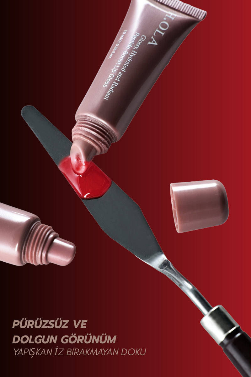 Lip Gloss | Dudak Parlatıcısı | Kalıcı, Yüksek Pigmentli | Peptide-boost