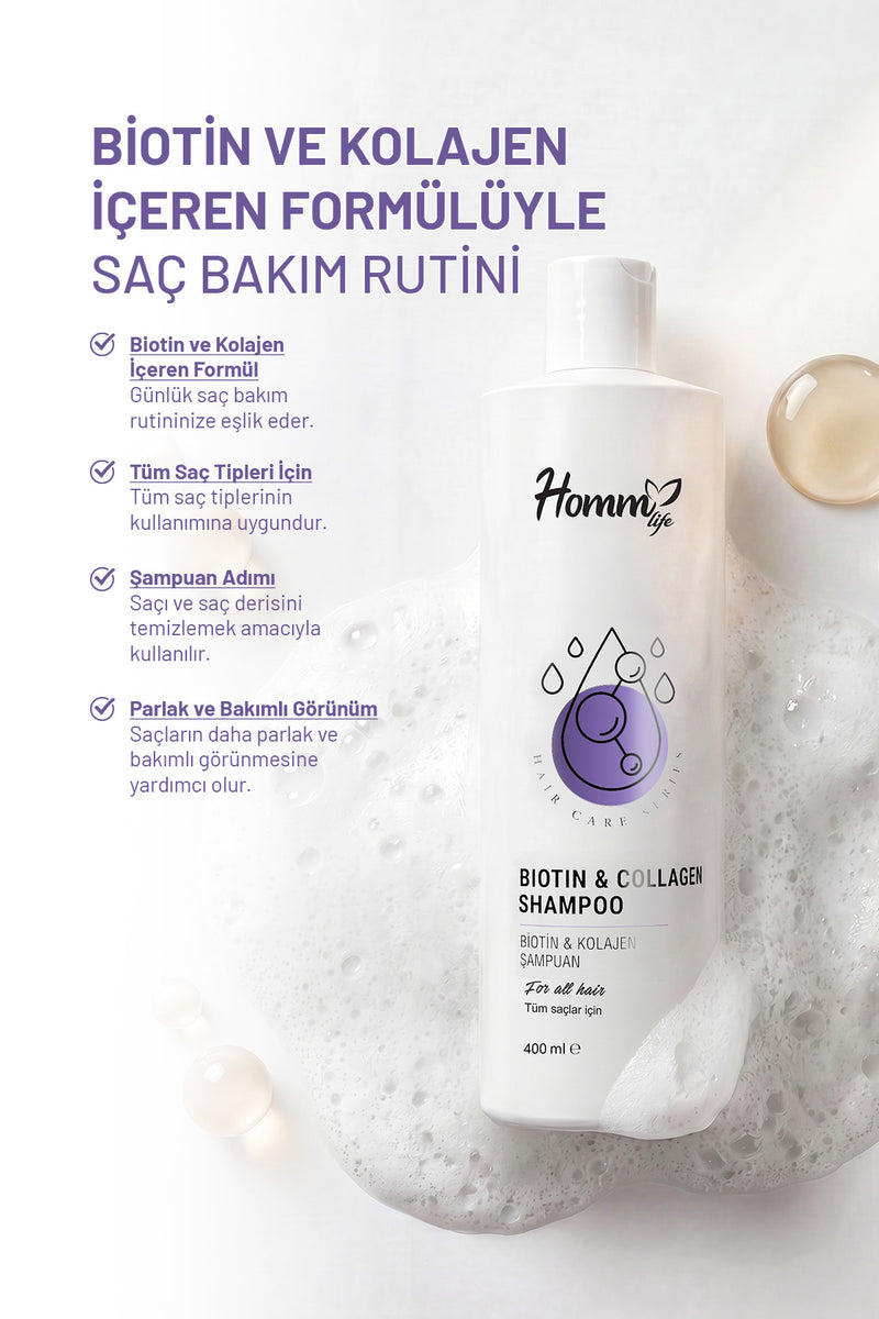 Collagen & Biotin Şampuan - 400 Ml
