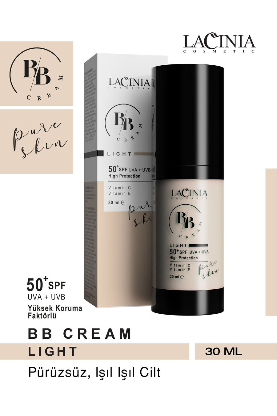BB Krem Açıq 30Ml 50SPF