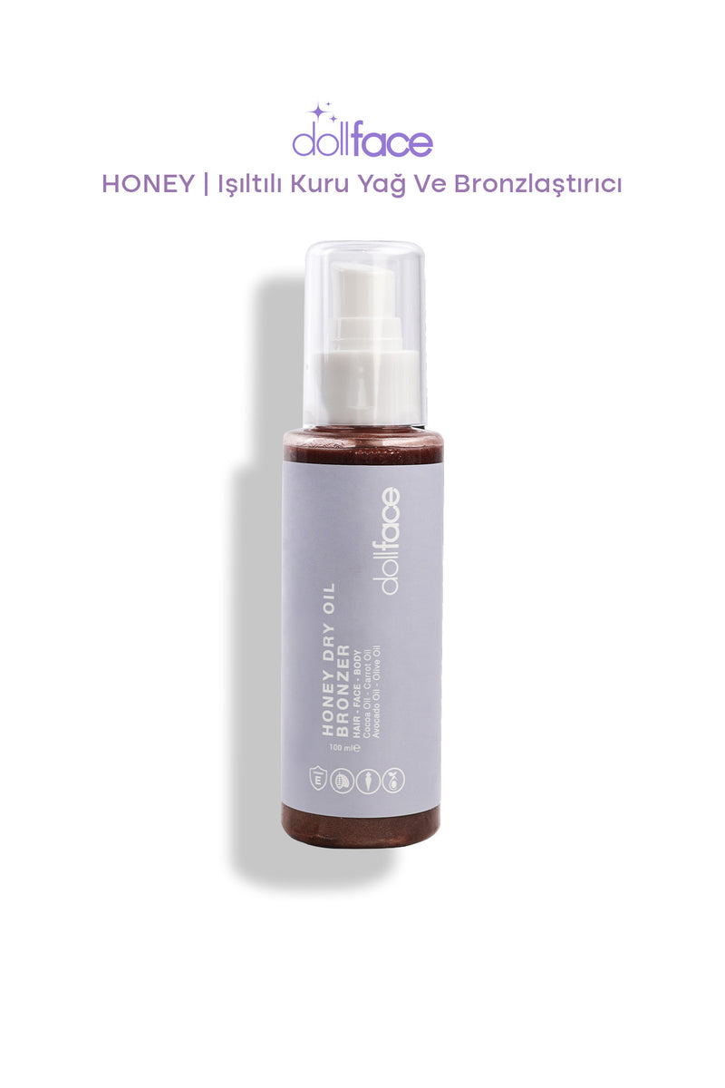 Honey Işıltılı Kuru Yağ Ve Bronzlaştırıcı