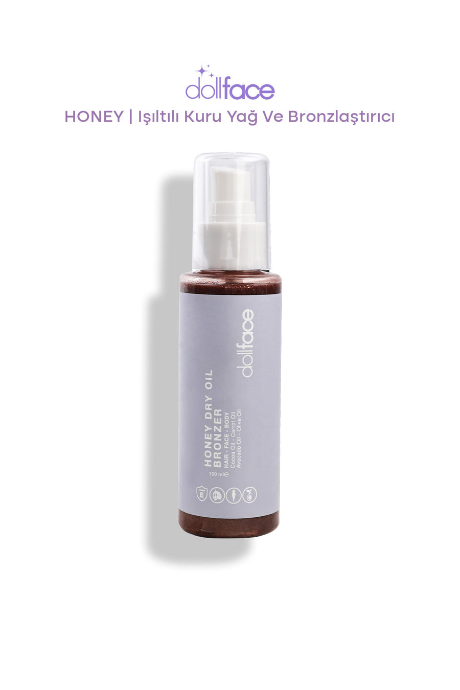 Honey Işıltılı Kuru Yağ Ve Bronzlaştırıcı