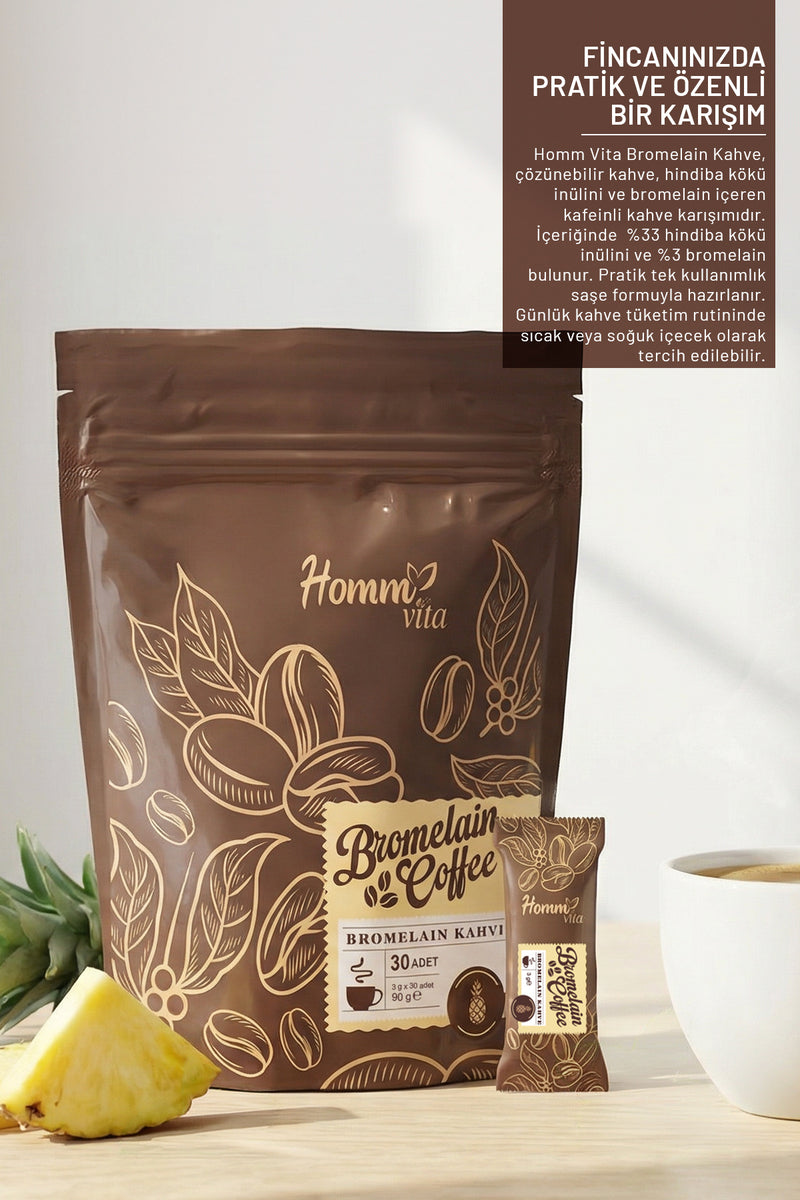 Bromelain Kahve - 3Gr X 30 Adet