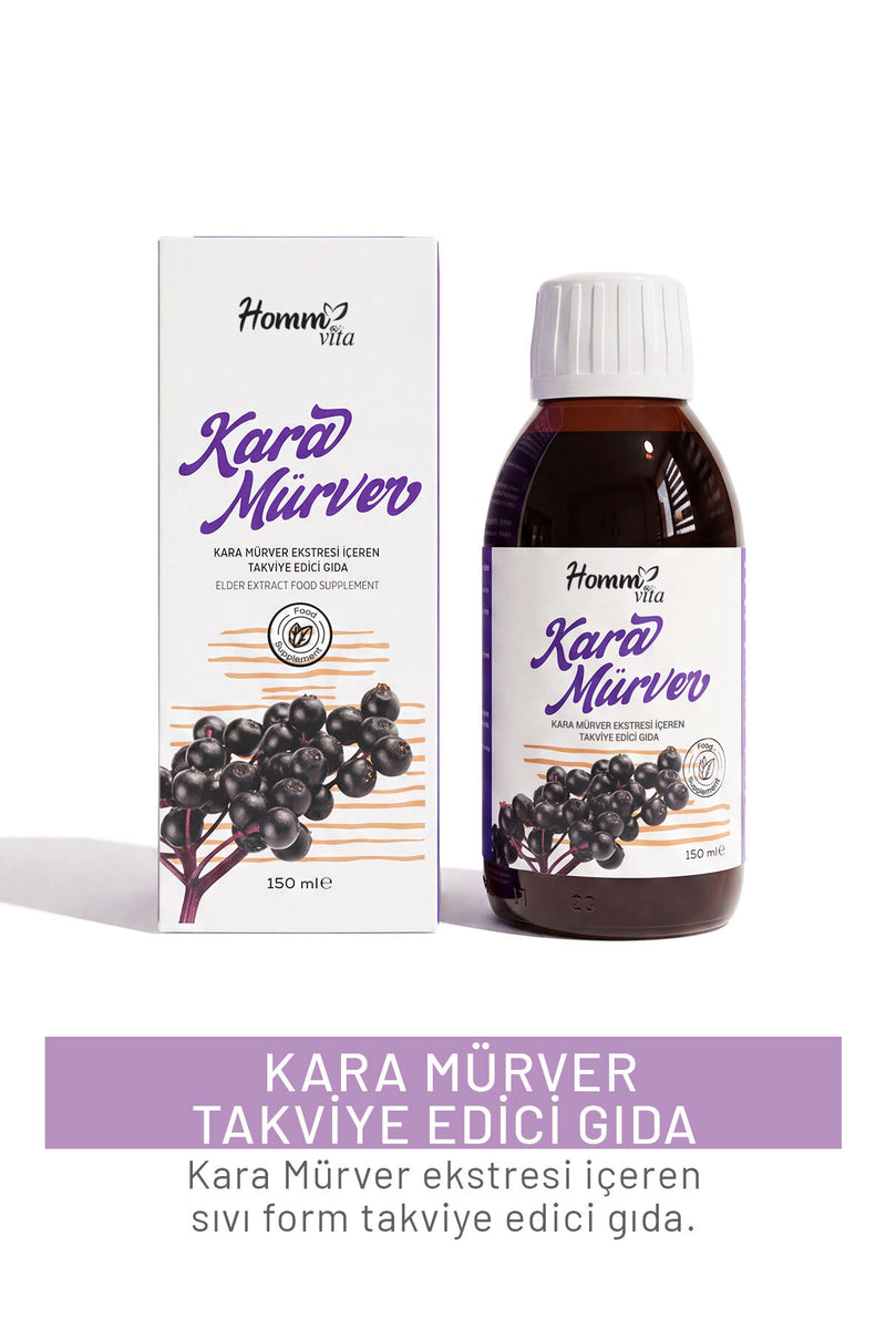 Kara Mürver Takviye Edici Gıda 150 Ml