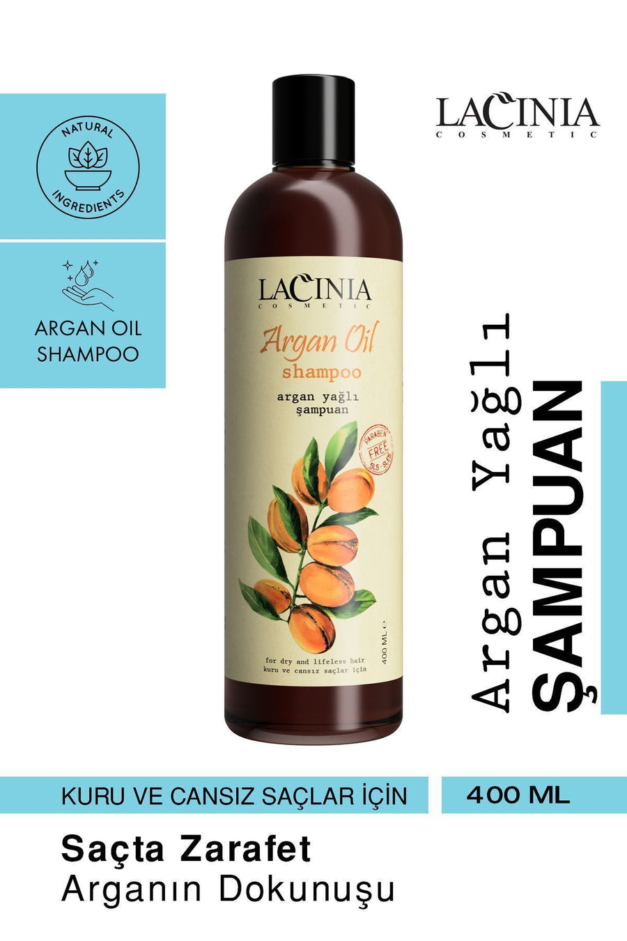 Argan Yağlı Şampun 400ml