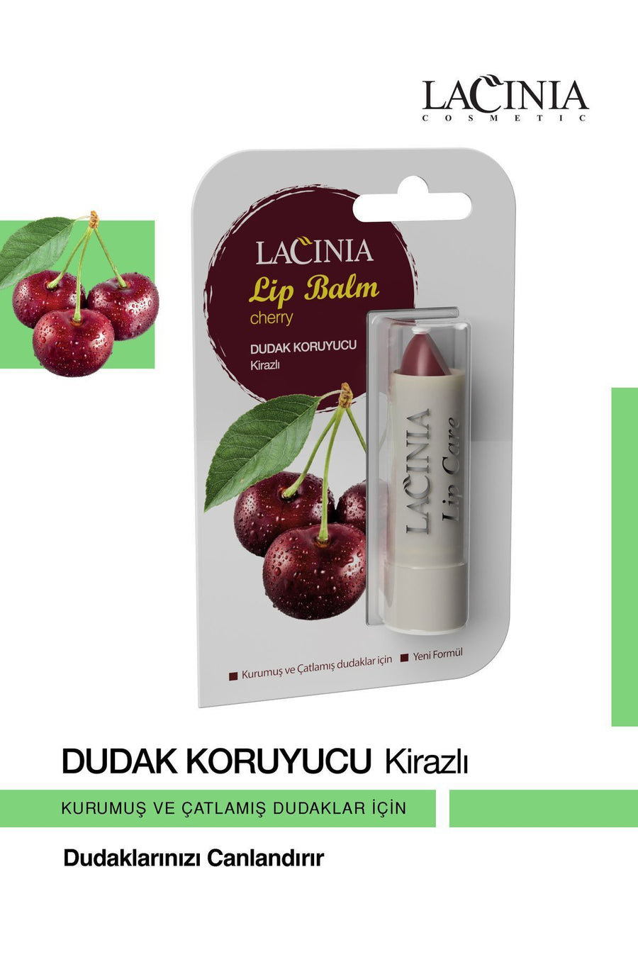 Cherry Flavored Herbal Lip Balm