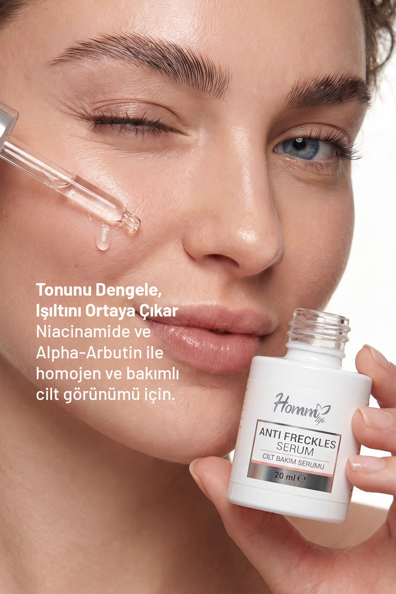 Aydınlık Eşit Cilt Tonu İçin Pratik Kullanım | Anti Freckles Serum 20 ml
