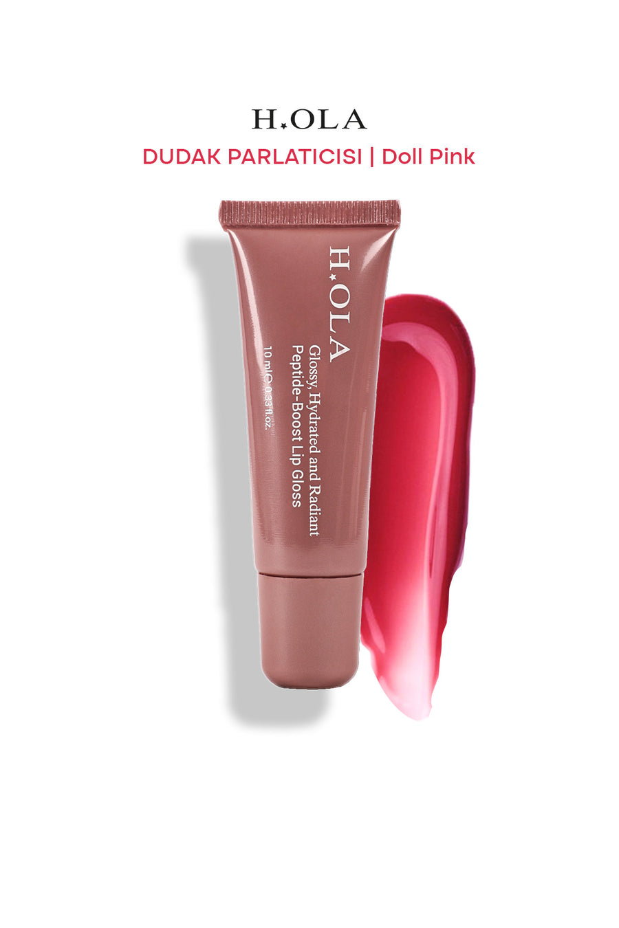 Lip Gloss | Dudak Parlatıcısı | Kalıcı, Yüksek Pigmentli | Peptide-boost