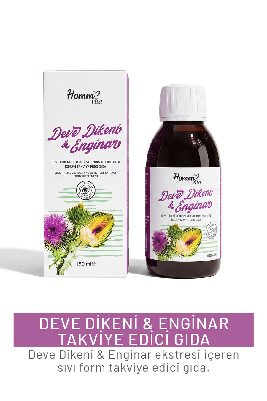 Deve Dikeni & Enginar Takviye Edici Gıda 150ml