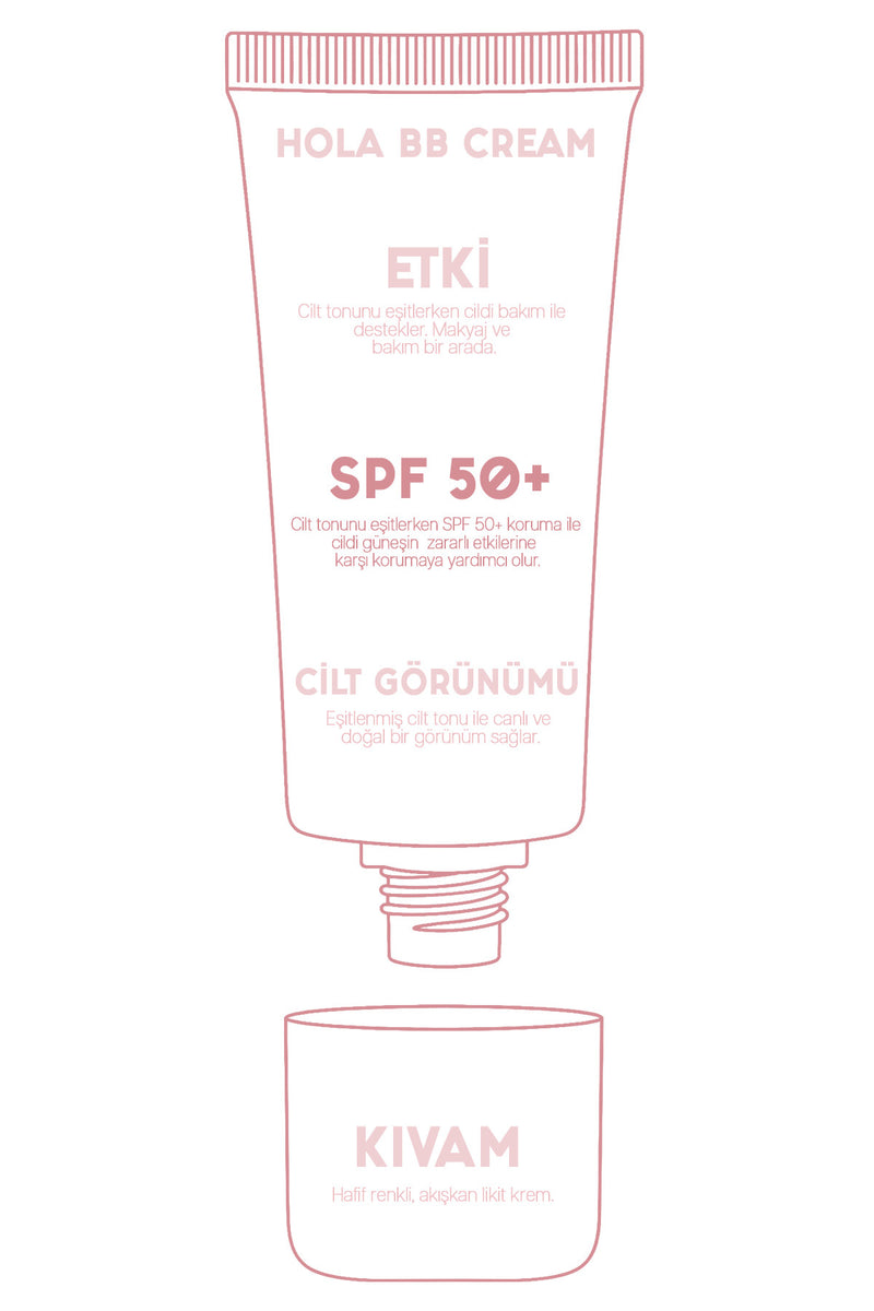 BB KREM | SPF50+ UVA/UVB PA ++++ | Parlak&Nemli Bitiş