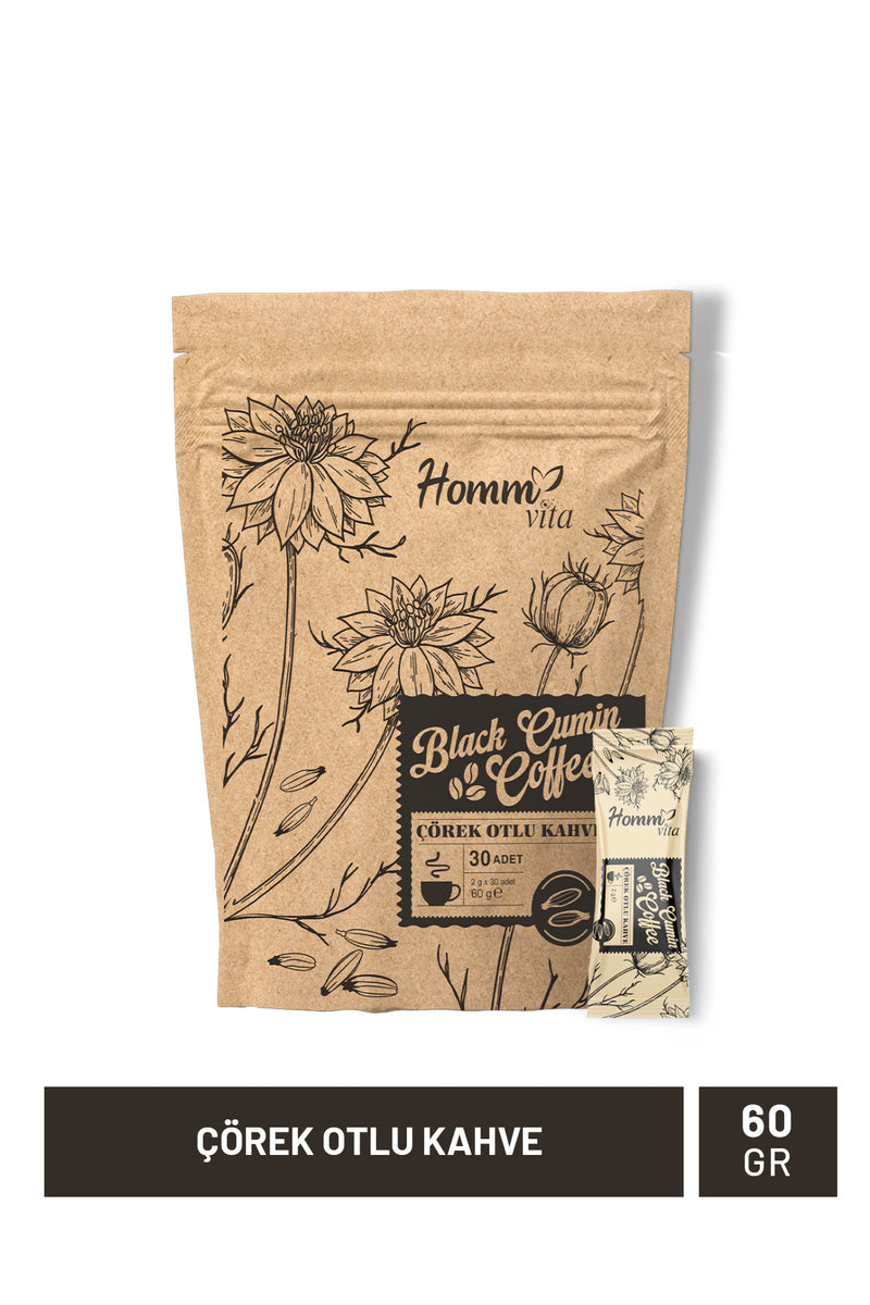 Çörekotu Kahve 30 adet - Kahve Deneyimi İçin Pratik Kullanım 60 gr