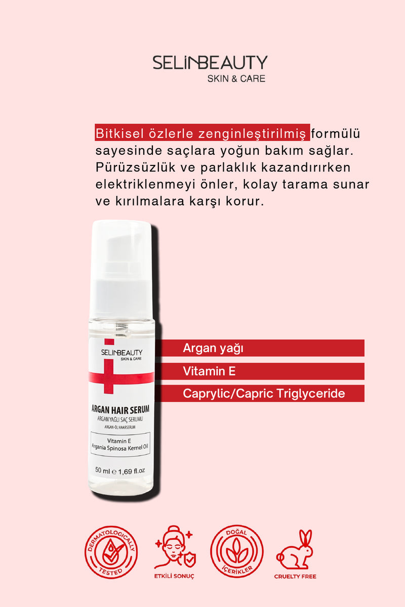 Skin&Care Argan Yağlı Saç Serumu