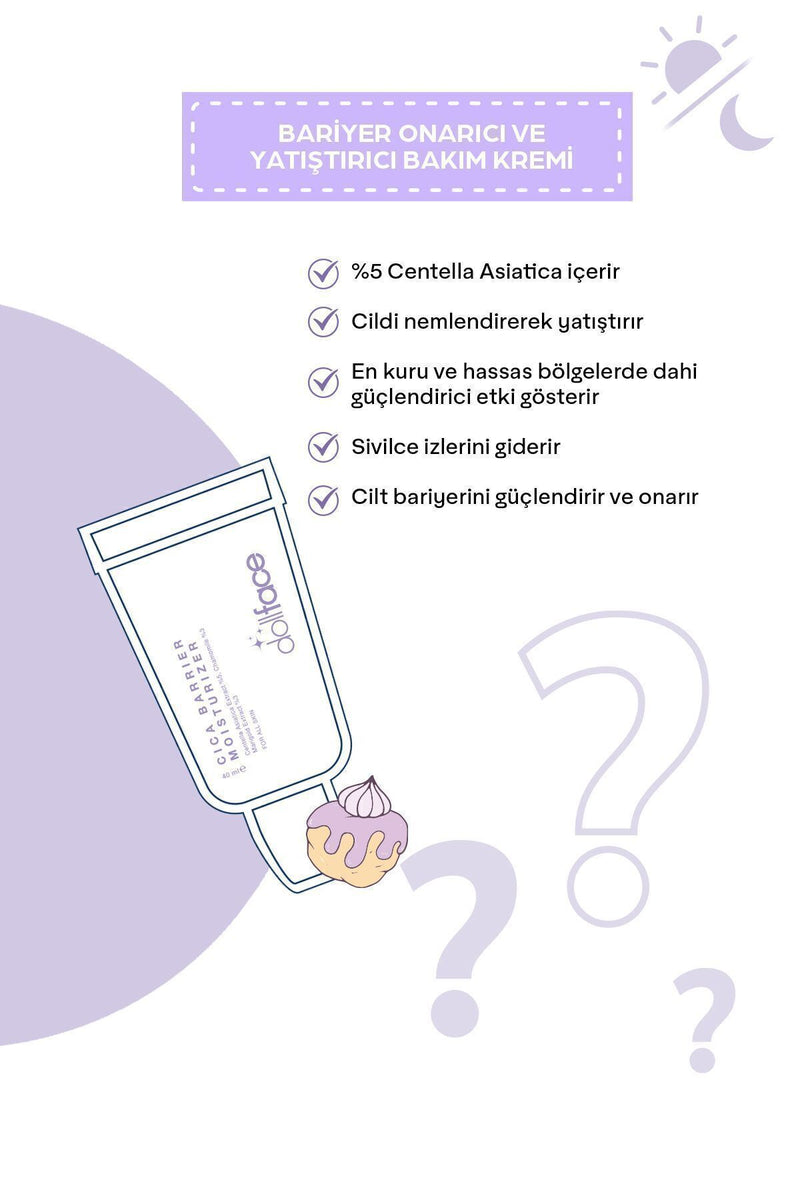 Bariyer Onarıcı Ve Yatıştırıcı Cica Bakım Kremi