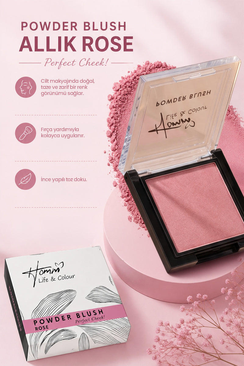 Powder Blush Allık Rose - 8 Gr
