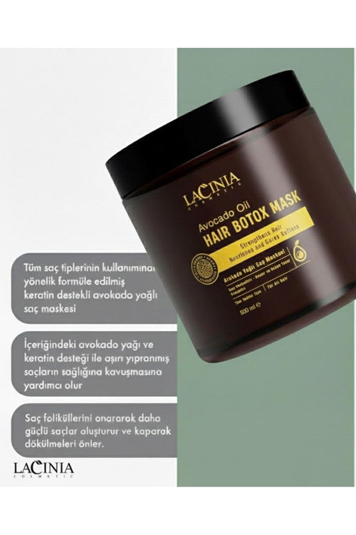 Avokado Yağlı Saç Onarıcı Maske 500 Ml