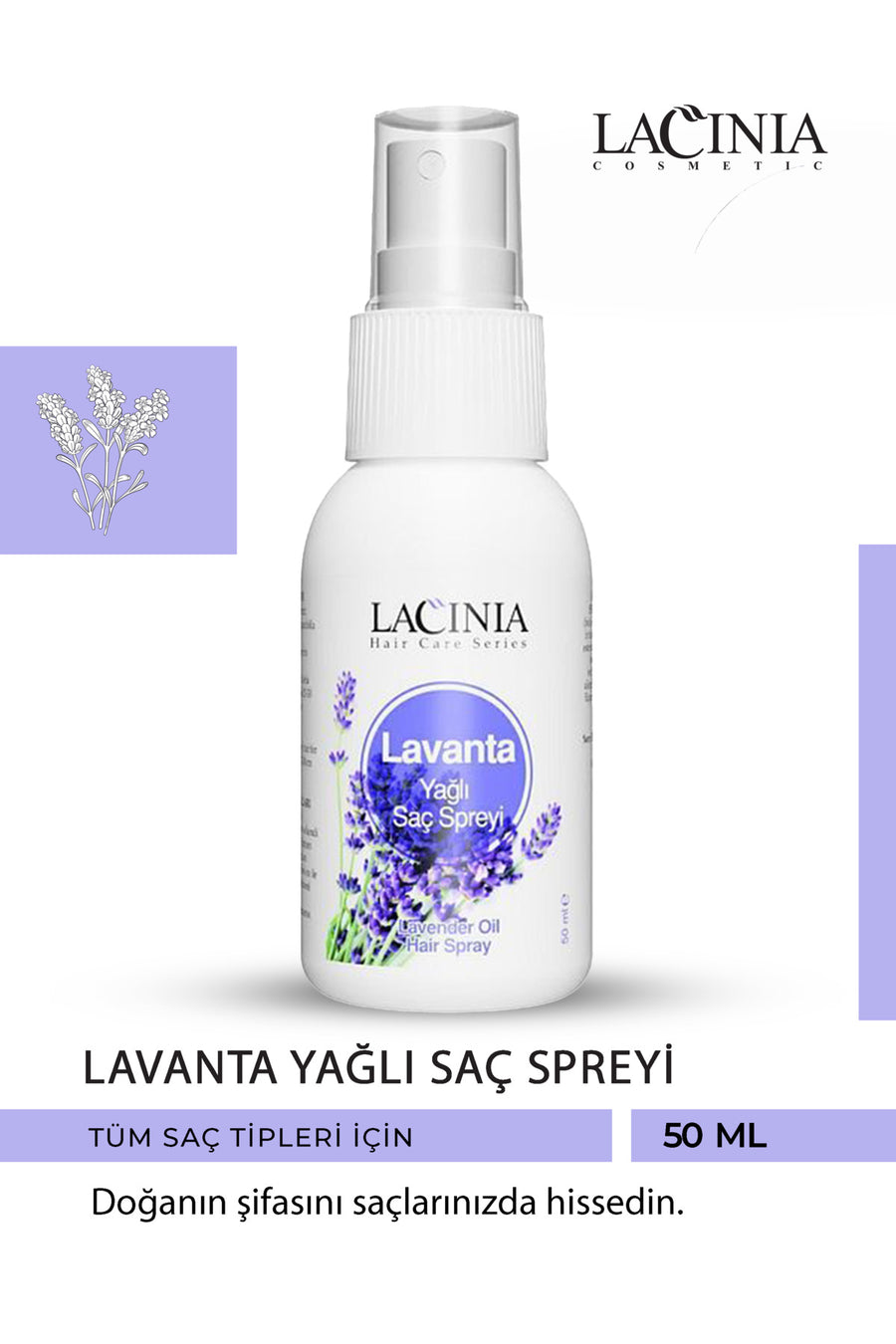 Lavandalı Saç Spreyi 50 ml
