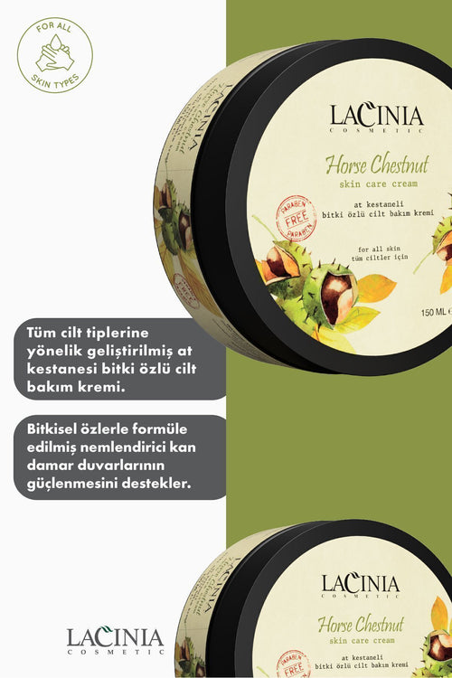 Atkestanesi Özlü Cilt Bakım Kremi 150 ml Vücut Bakımında Kullanımı Uygundur