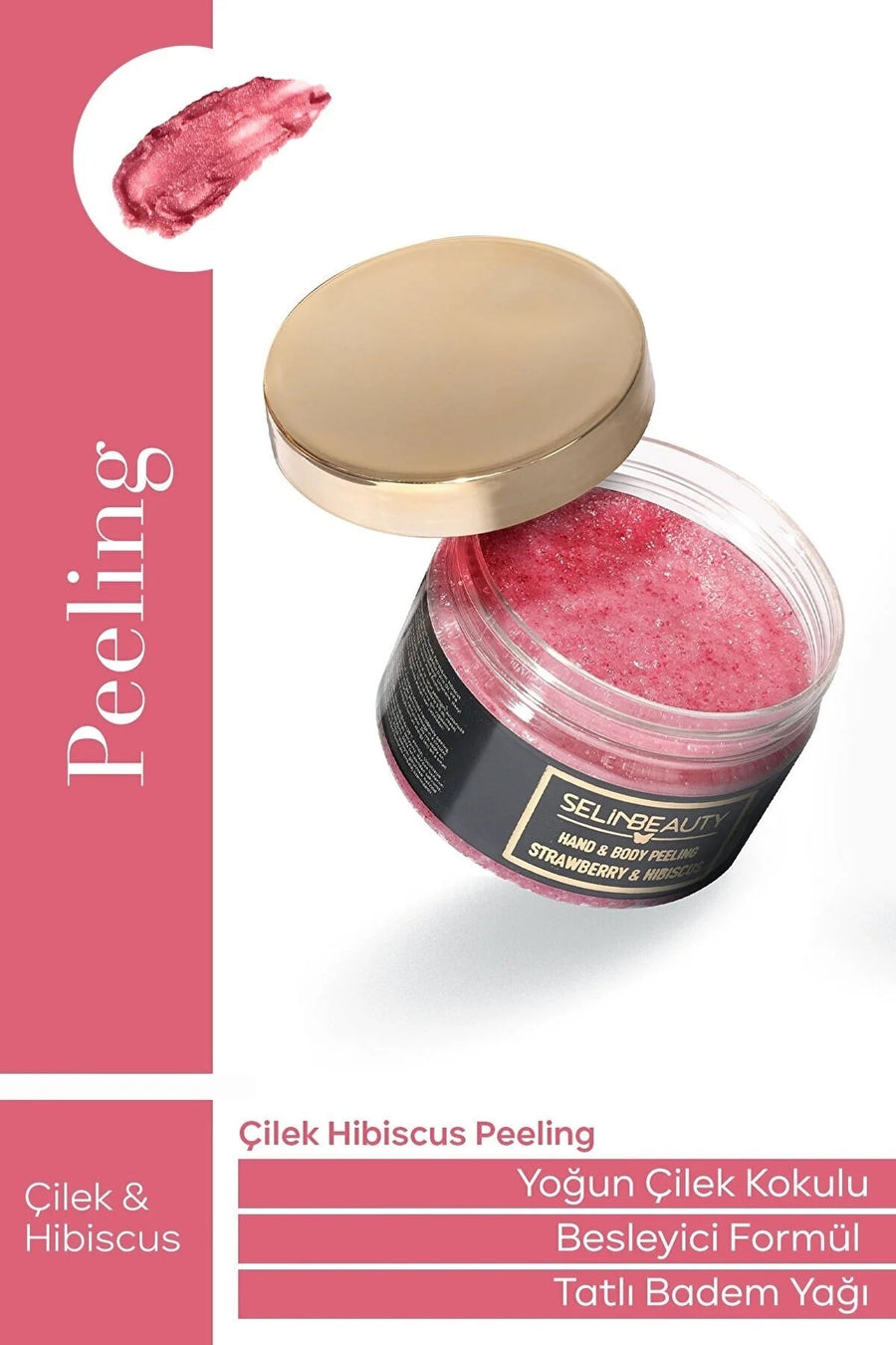 Çilek - Hibiscus El Ve Vücut Peeling 250 ml