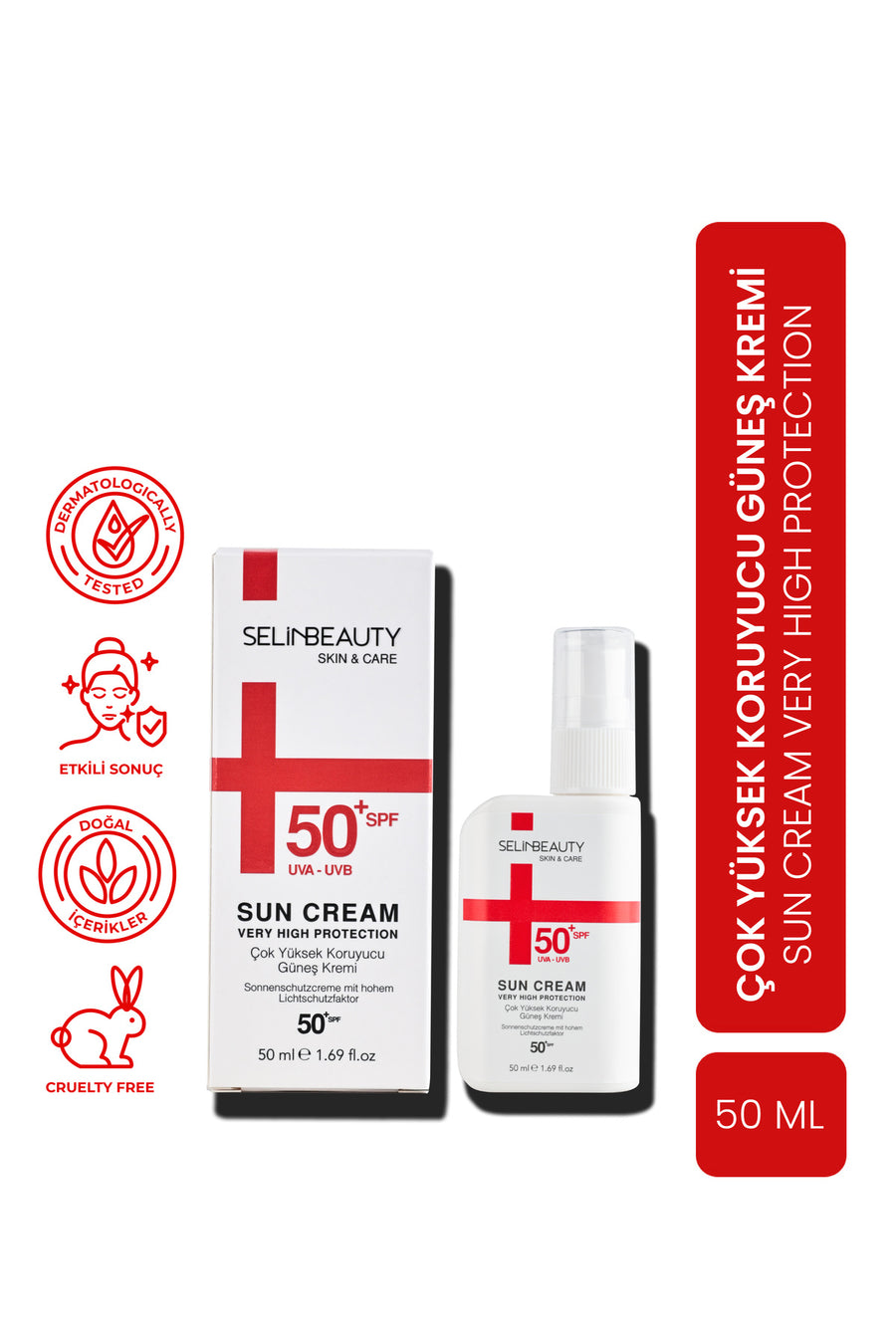 Skin&Care Güneş Kremi 50+