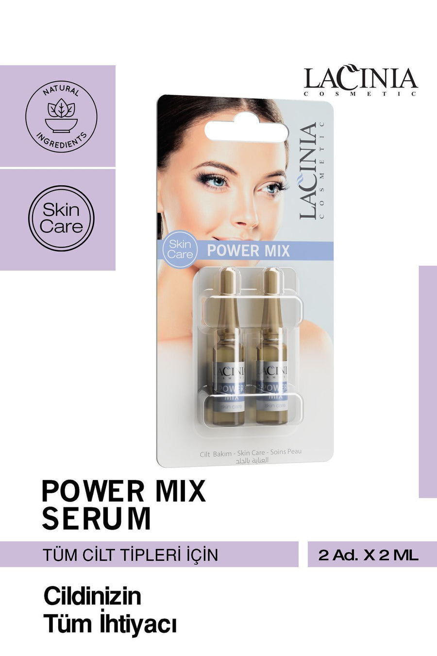 Power Mix Serum Üz Baxımı Üçün Uyğundur