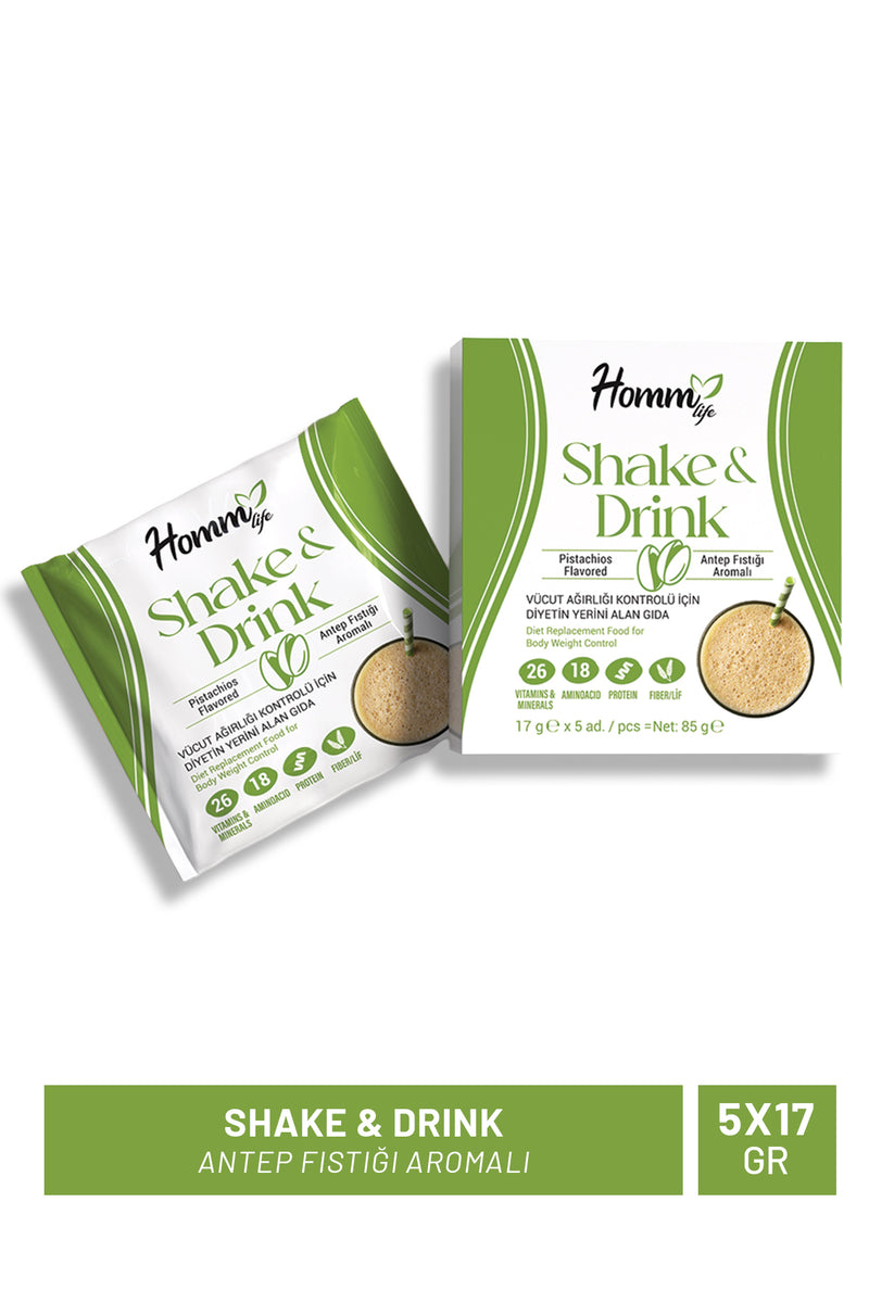 Fıstık Aromalı Shake & Drınk 17 Gr X 5 Adet