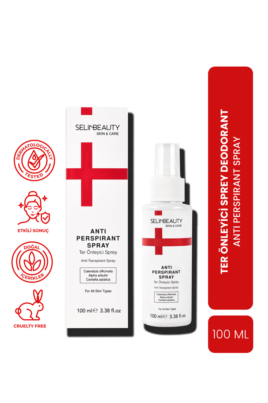 Skin&Care El&Ayak&Koltuk Altı Ter Önleyici Sprey Deodorant