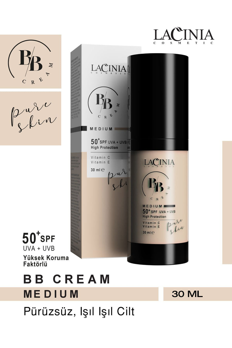 BB Krem Orta 30Ml 50 SPF