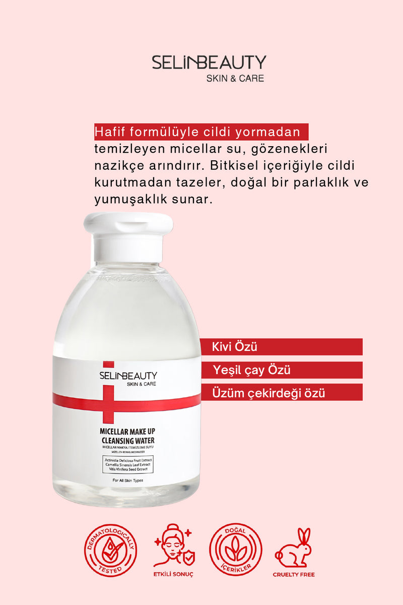 Skin&Care Micellar Makyaj Temizleme Suyu