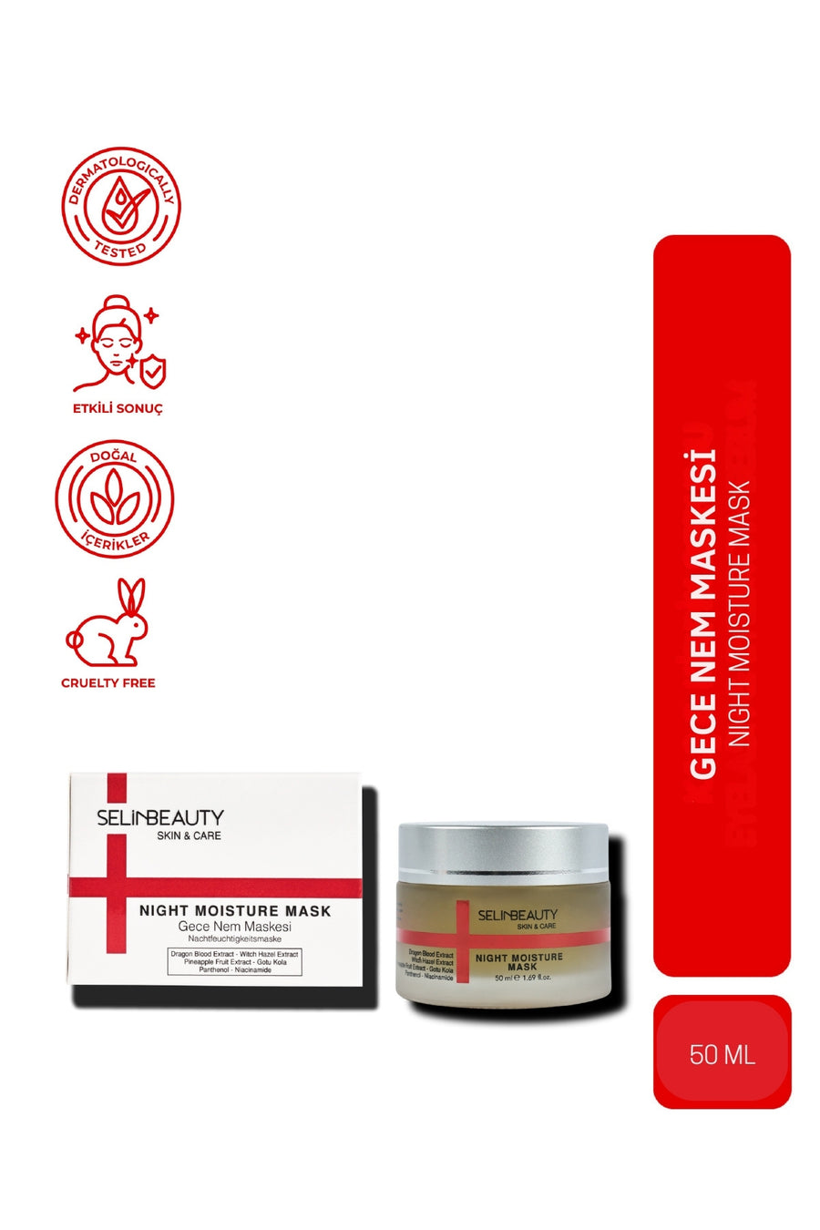 Skin & Care Night Moisture Mask Gece Nem Maskesi