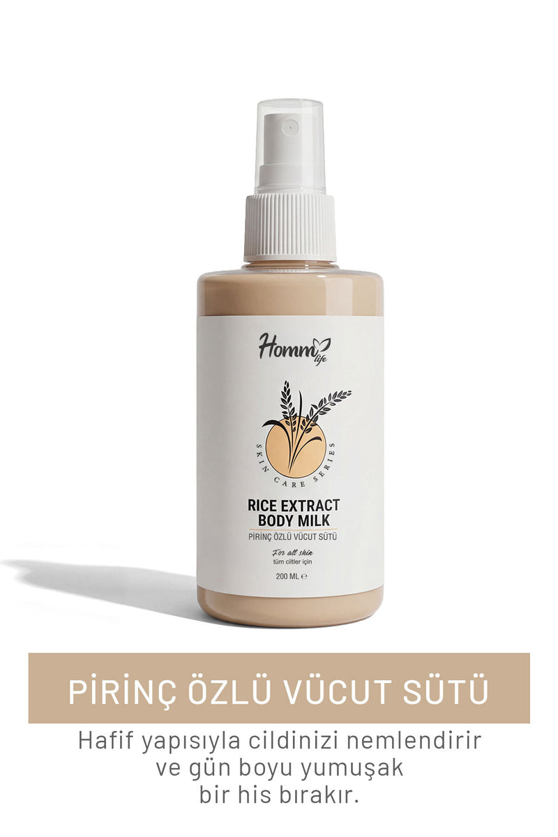 Pirinç Özlü Vücut Sütü - 200 Ml