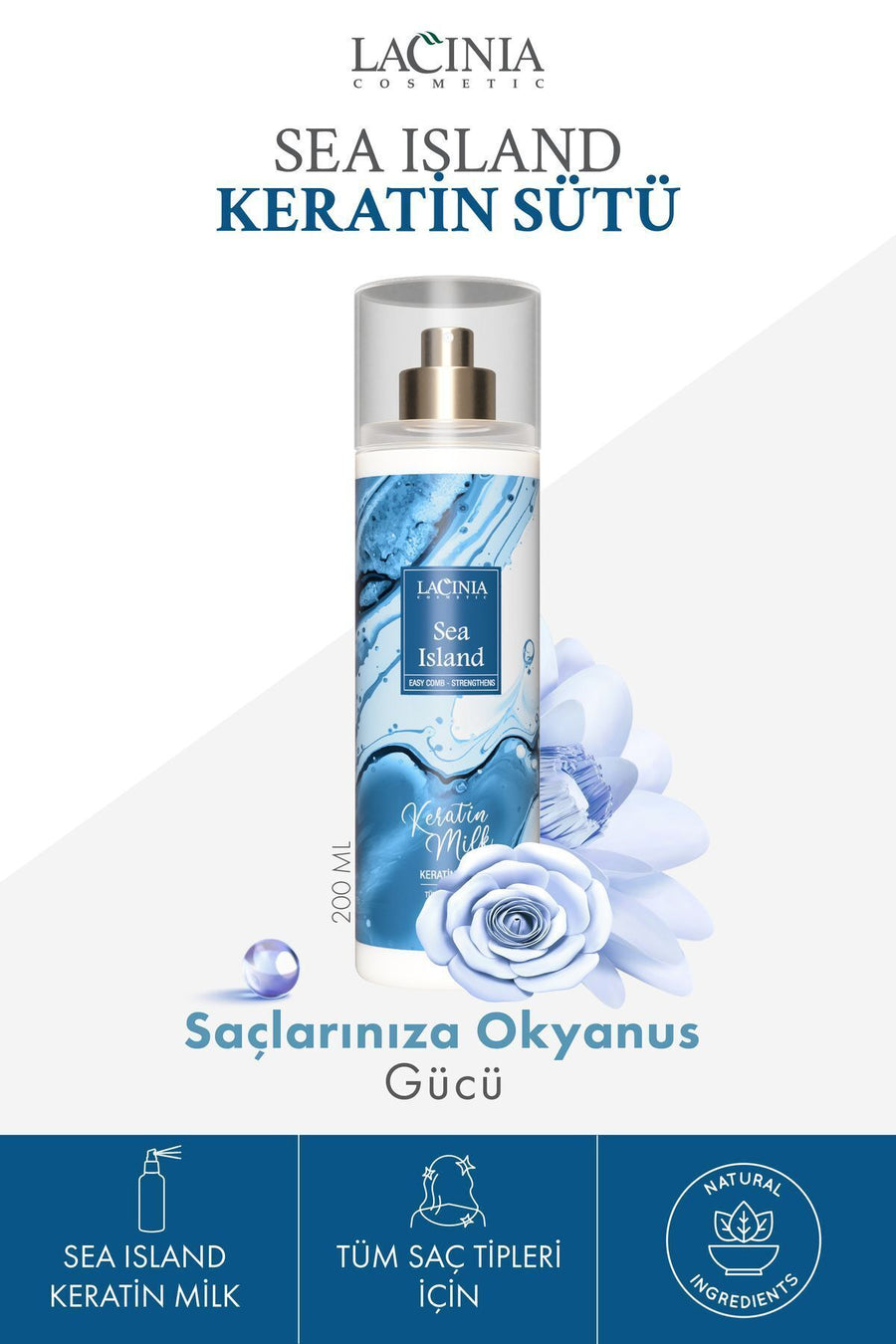 Keratin Milk - Sea Island 200ml Effective Hair Care