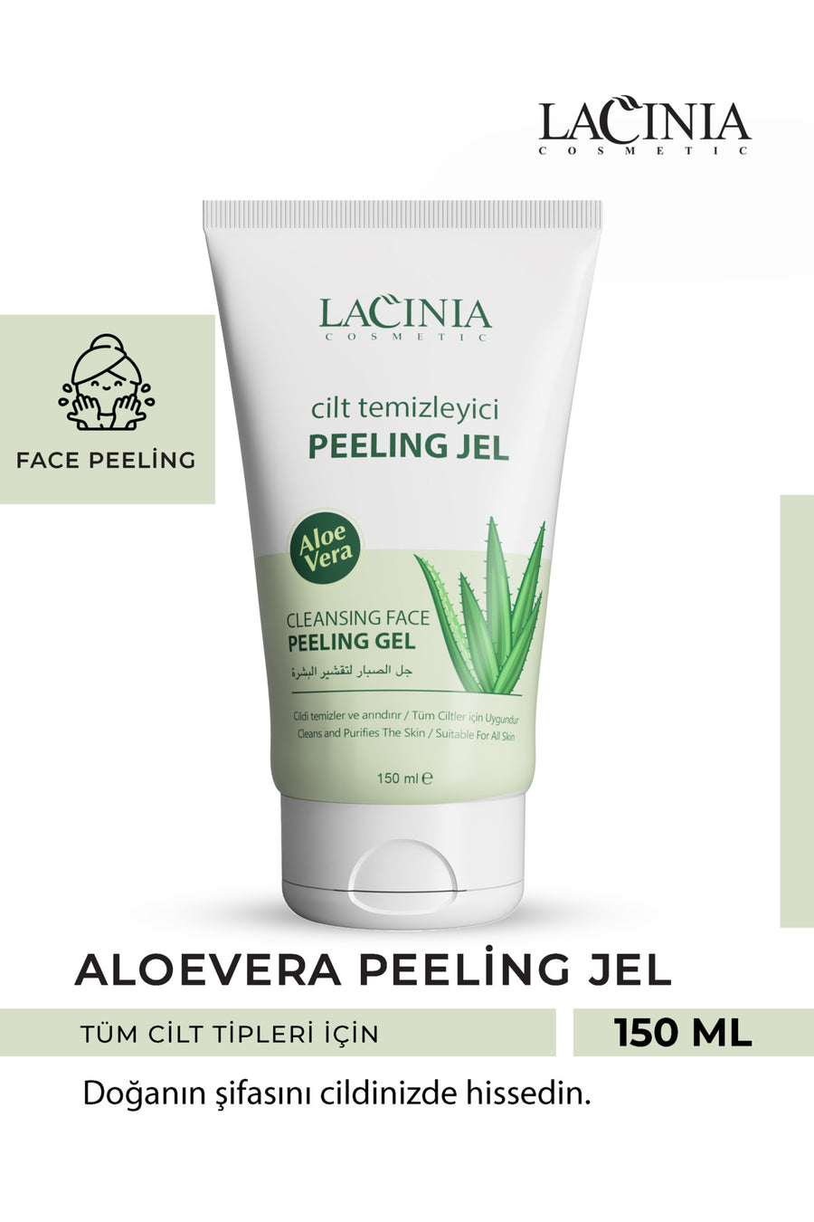Aloe Vera Tərkibli Pilinq Geli 150ml