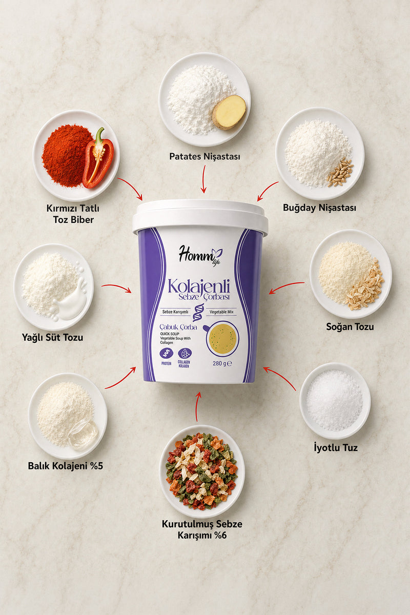 Kolajenli Sebze Çorbası 280 gr