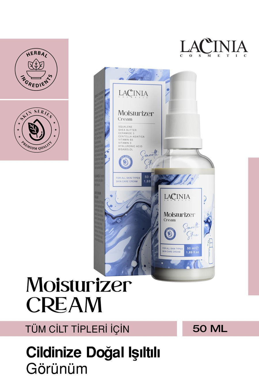 Moisturizer (NEMLENDİRİCİ) Cream Yüz Bakımı Etkili