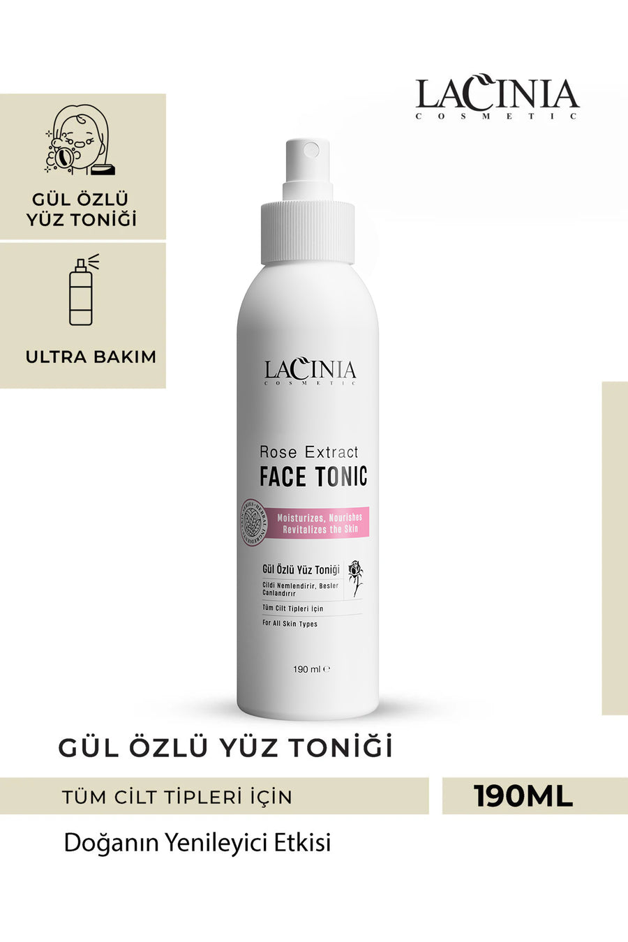 Rose Purifying Facial Toner 190 ml