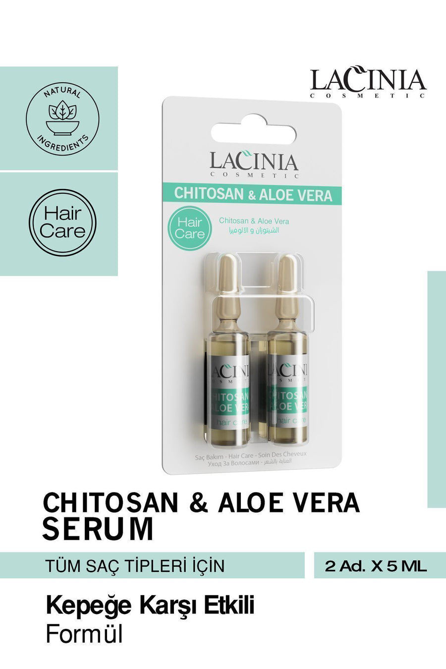 Chitosan və Aloe Vera Saç Serumu Saç Baxımına Uyğundur
